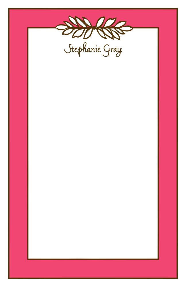Garland Coral Notepad