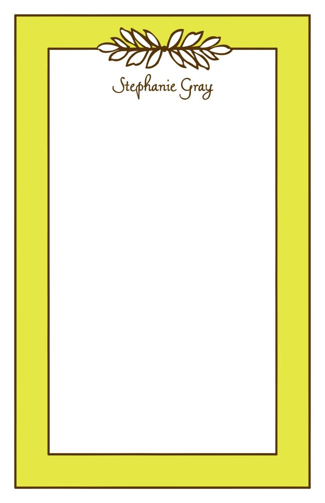 Garland Limeade Notepad