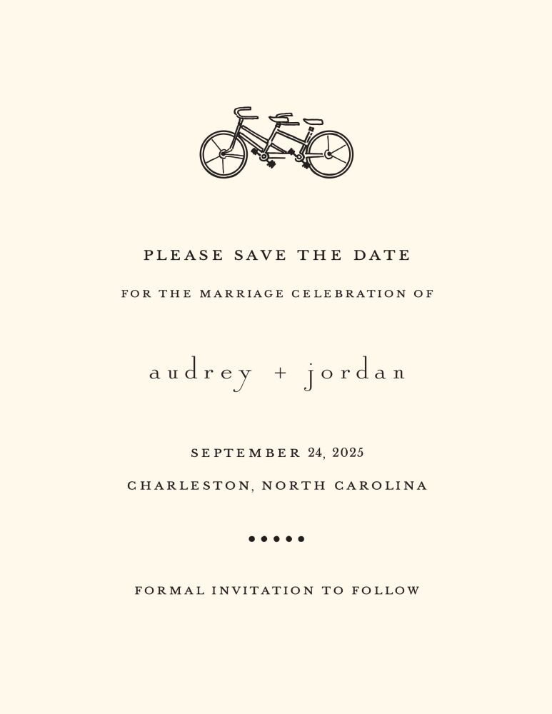 Classic Ecru Invitation