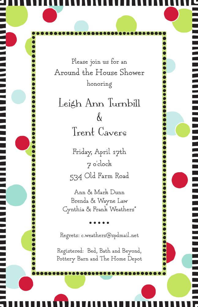 Cool Dots Invitation