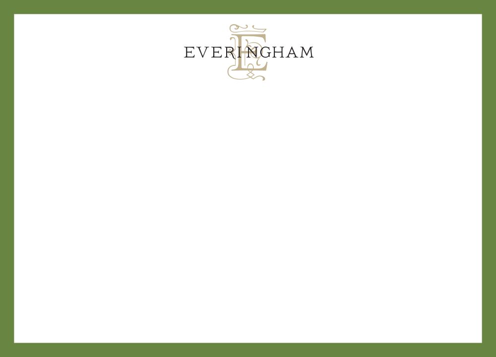 Classic Edge Green Flat Note