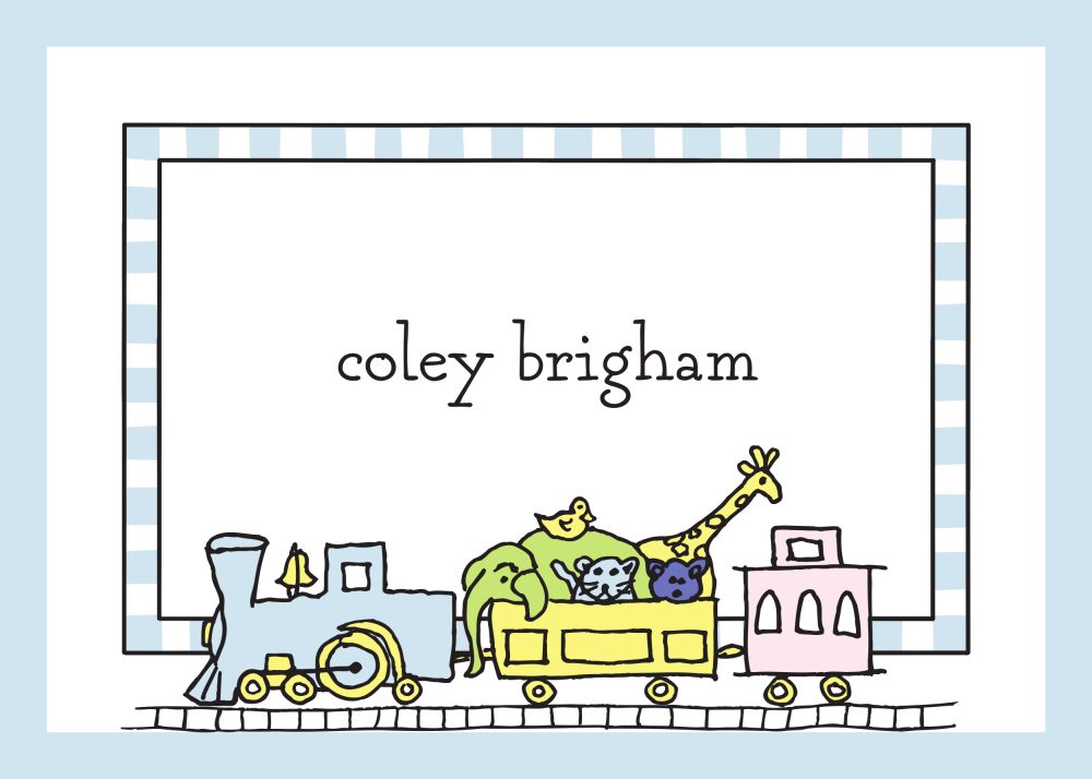 Train Pastel Gift Sticker