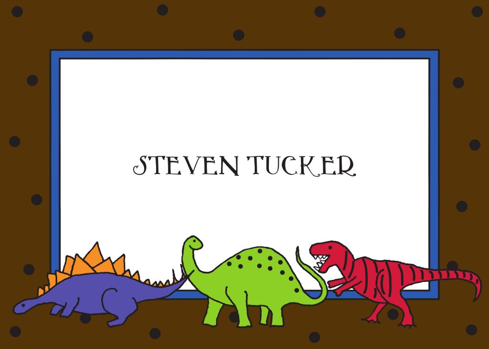 Dinosaurs Gift Sticker