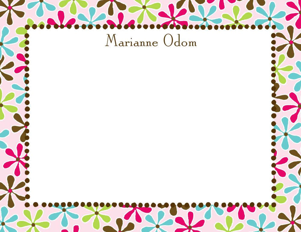 Fun Daisies Multi Flat Note