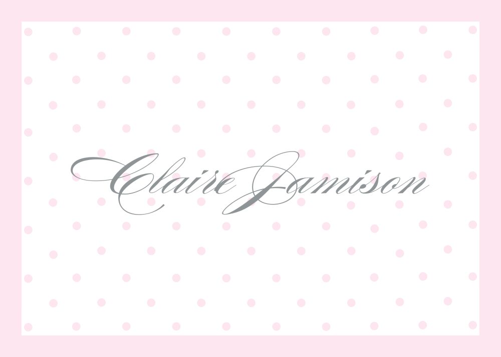 Tiny Dots Pink & White Sticker