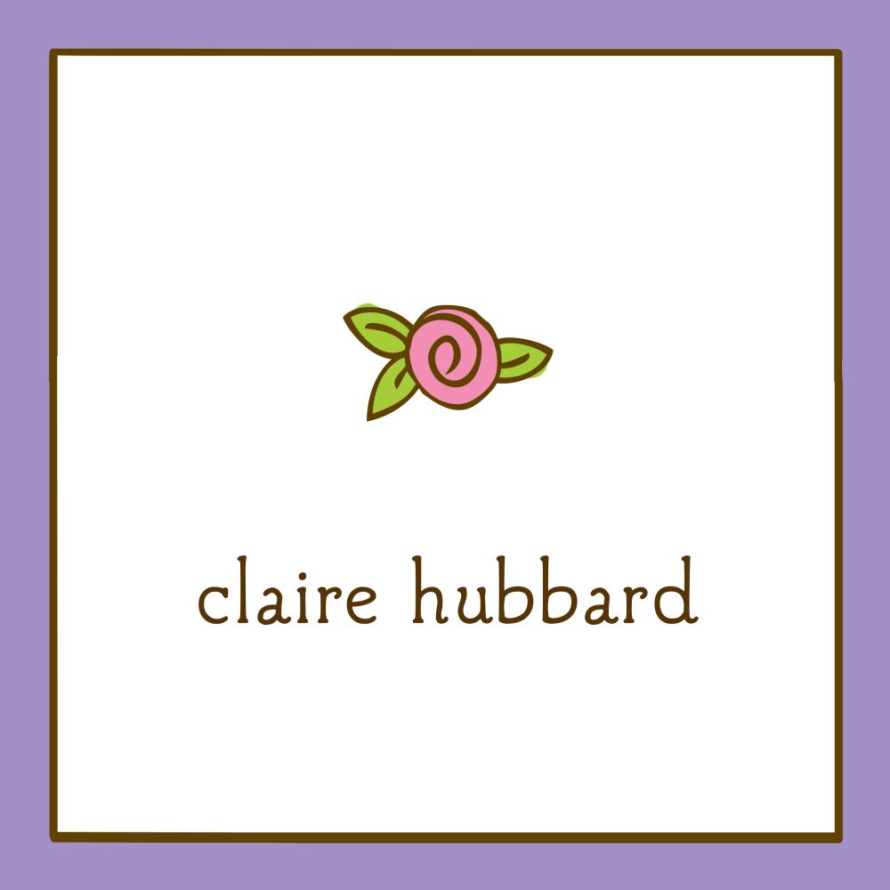 Classic Edge Purple And Chocolate Gift Sticker