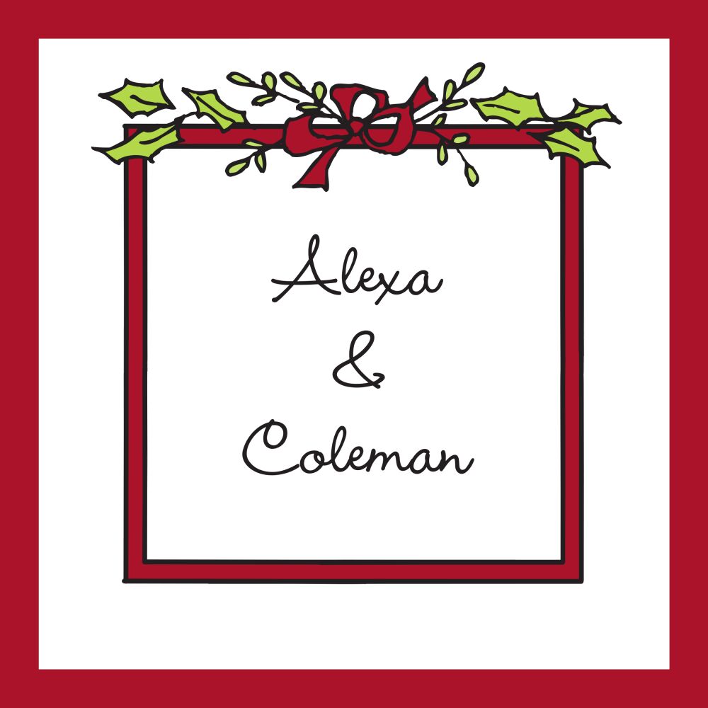 Christmas Greenery Sticker