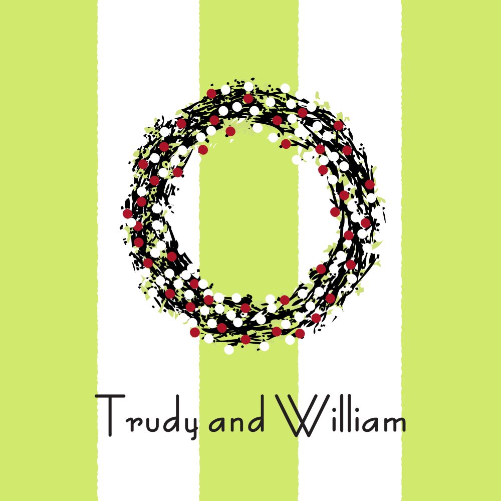 Classic Stripes Green Sticker