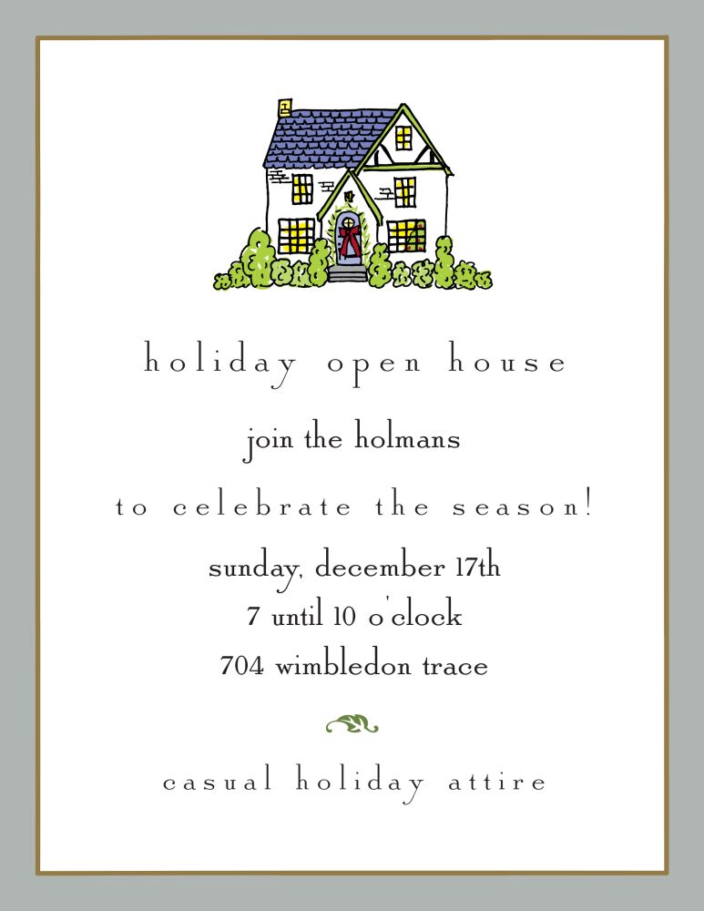 Classic Edge Silver & Gold Invitation