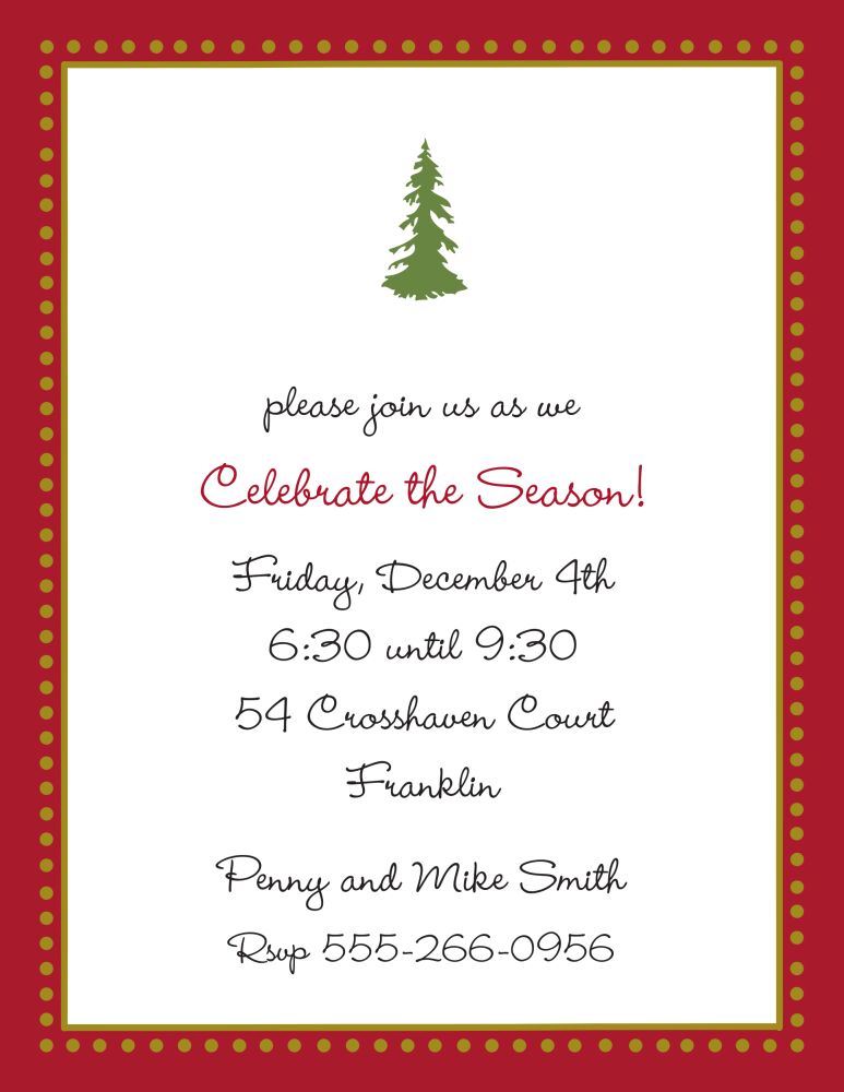 Antique Bead Border Red & Gold Invitation