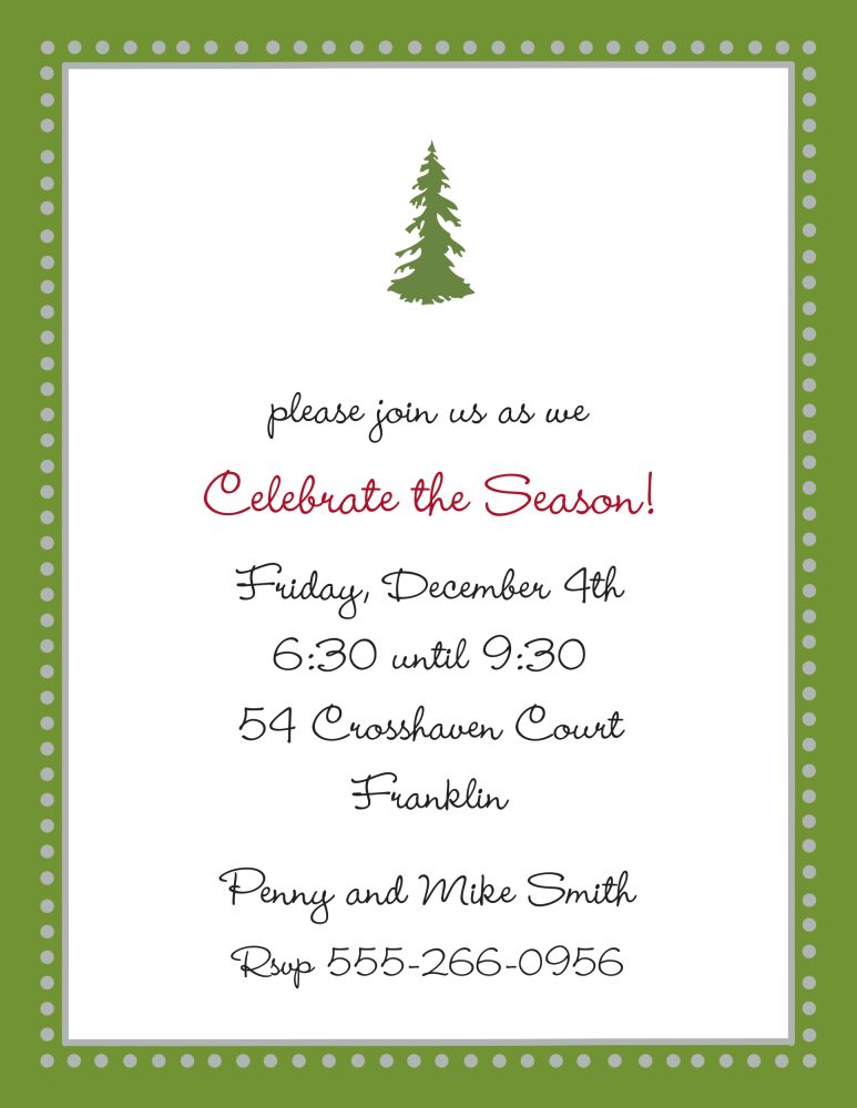 Antique Bead Border Silver & Green Invitation