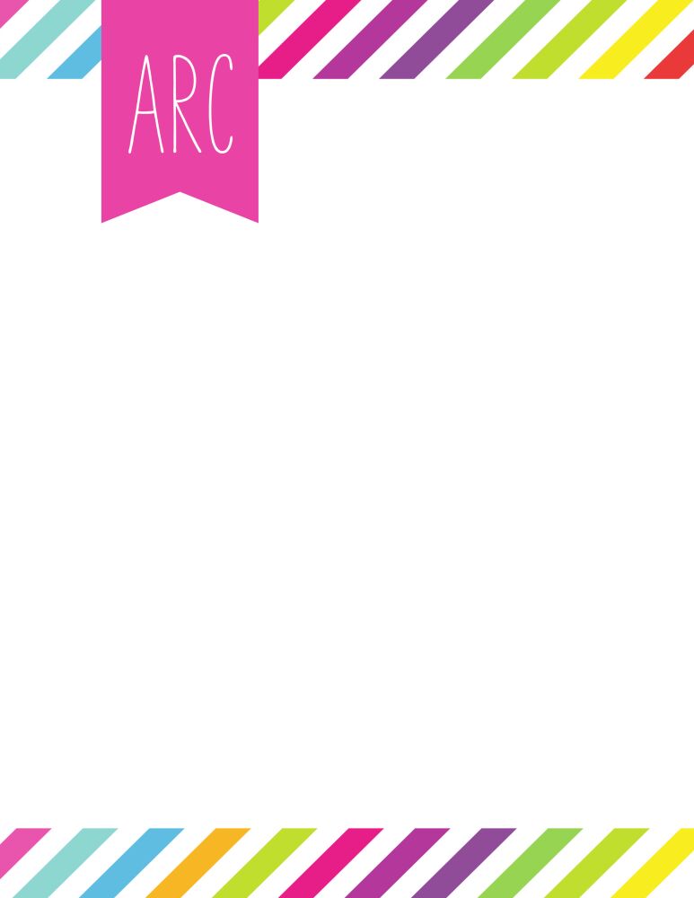 Rainbow Posh Pink Flat Note