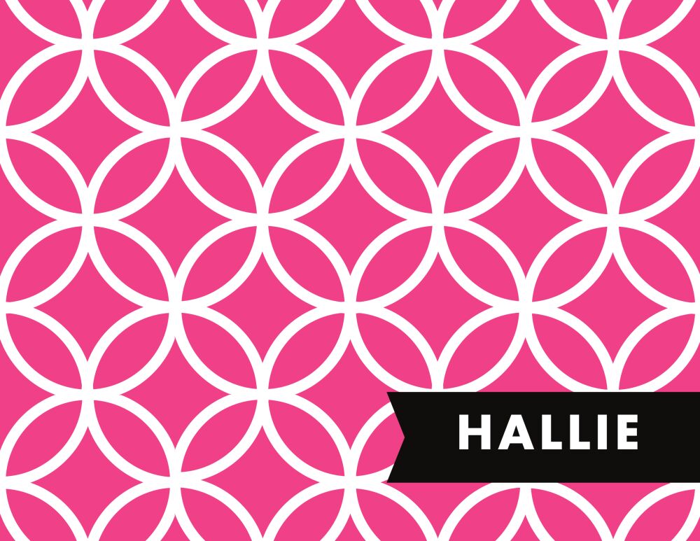 Lattice Posh Poppy Folded Note