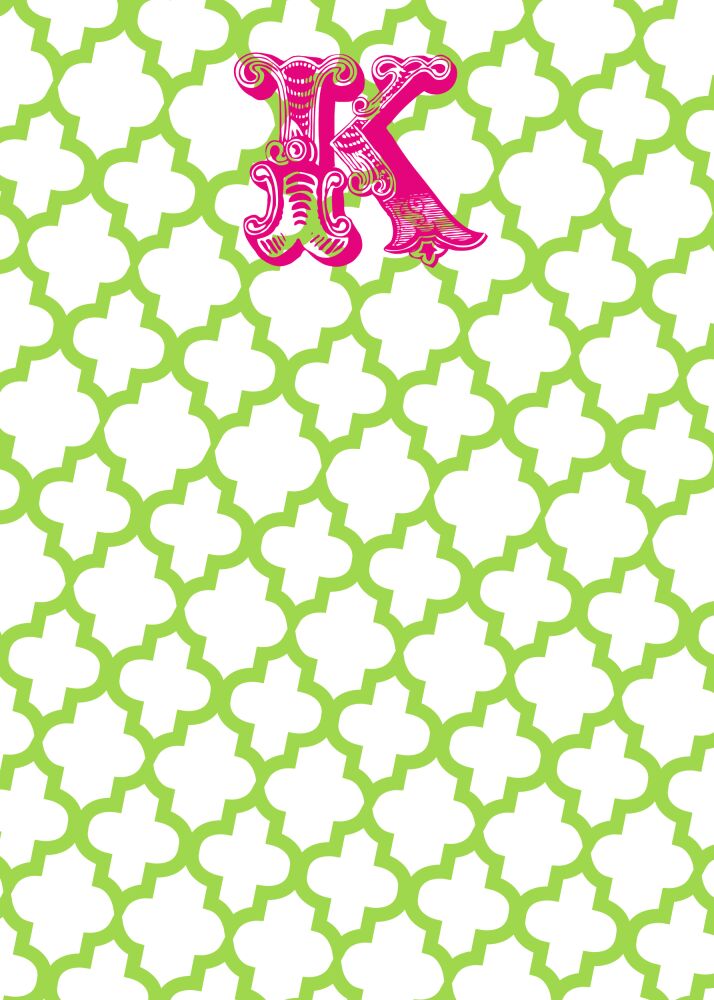 Green Trellis Posh Invitation