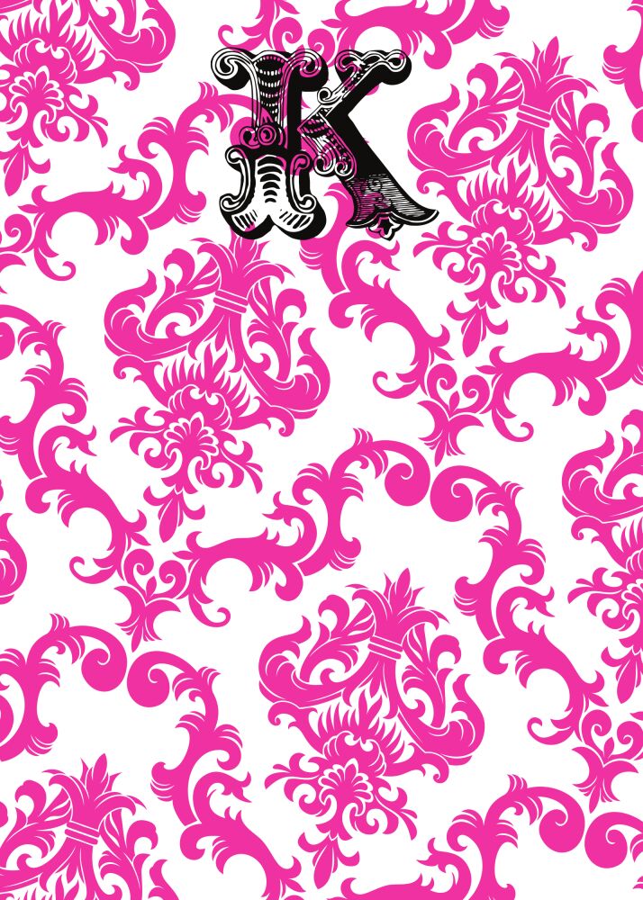Pink Patterned Posh Invitation