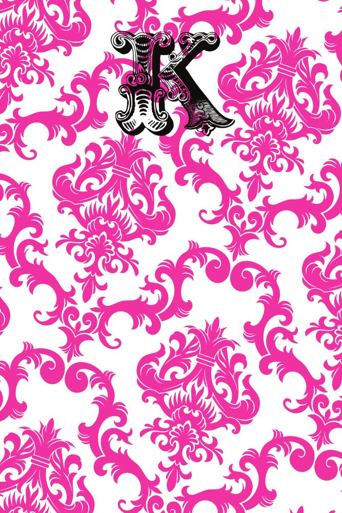 Pink Patterned Posh Notepad