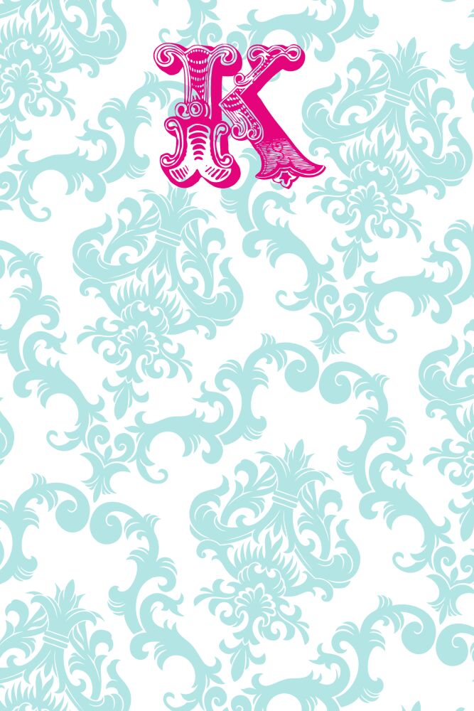 Blue Patterned Posh Notepad