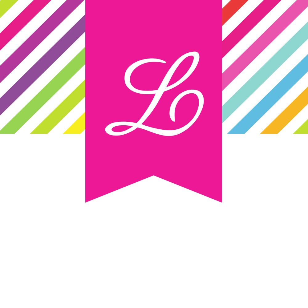 Rainbow Posh Pink Enclosure Card