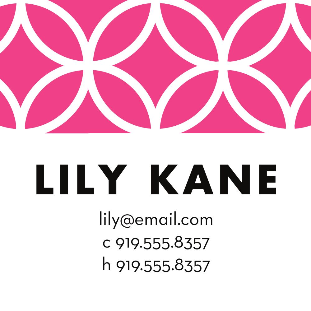 Lattice Posh Poppy Enclosure Card