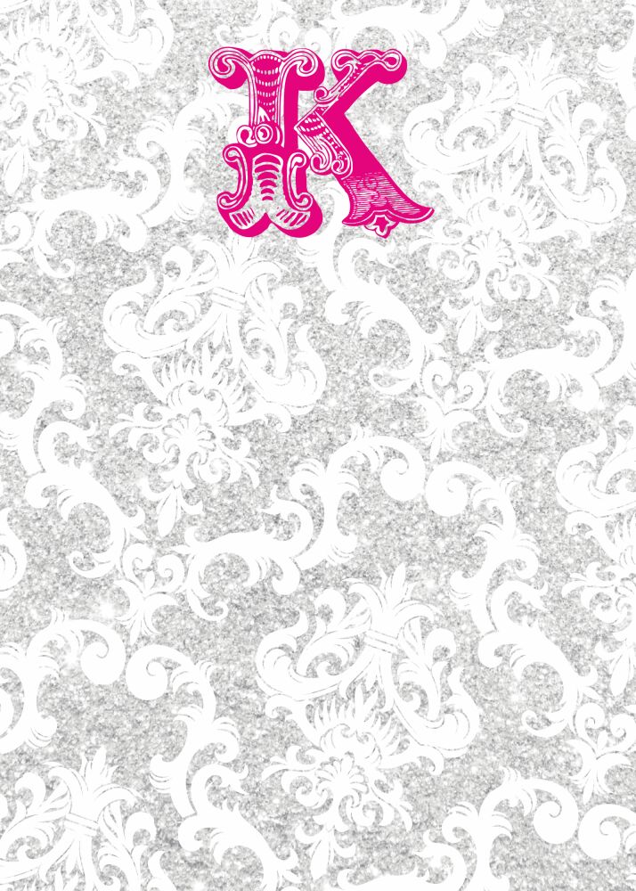 Silver Patterned Posh Invitation
