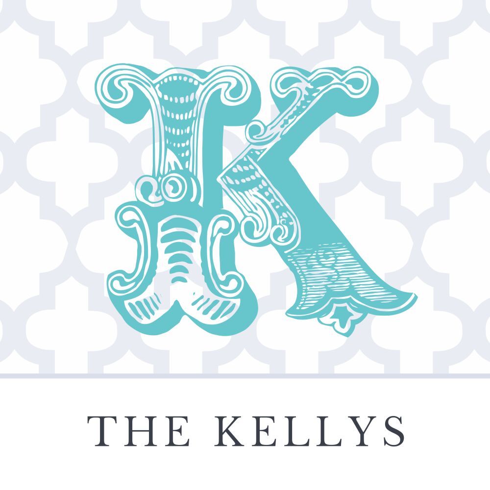 Grey Trellis Posh Enclosure Card