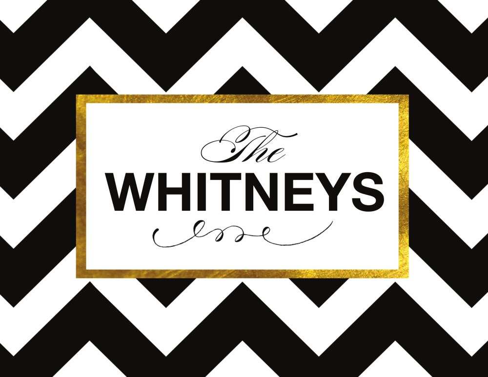 Gold Sophisticated Posh Folded Note