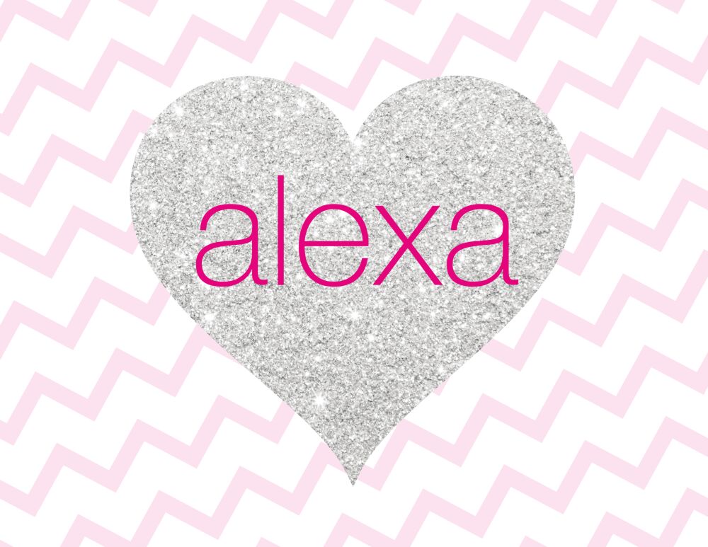 Shining Heart Chevron Folded Note