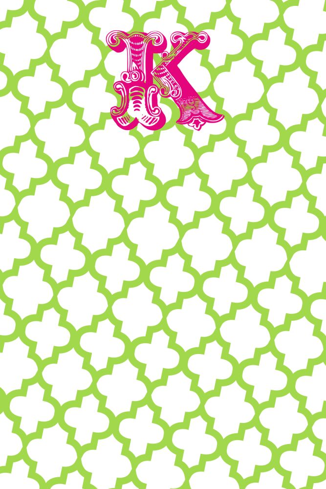 Green Trellis Posh Notepad