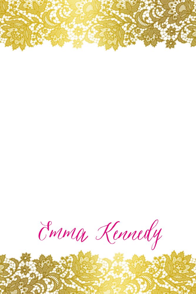 Brilliant Posh Gold Notepad