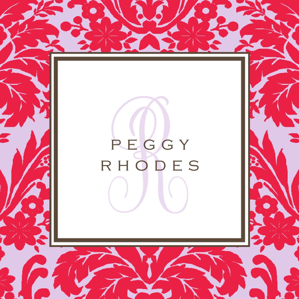 Damask Cherry on Grape Sticker