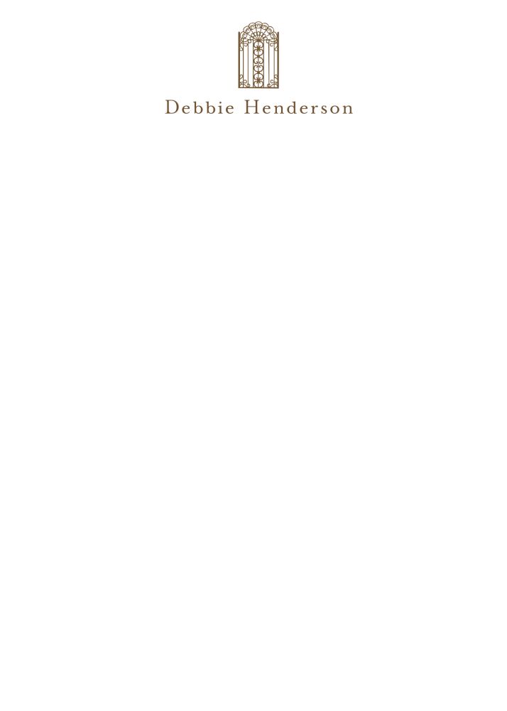 White Large Notepad