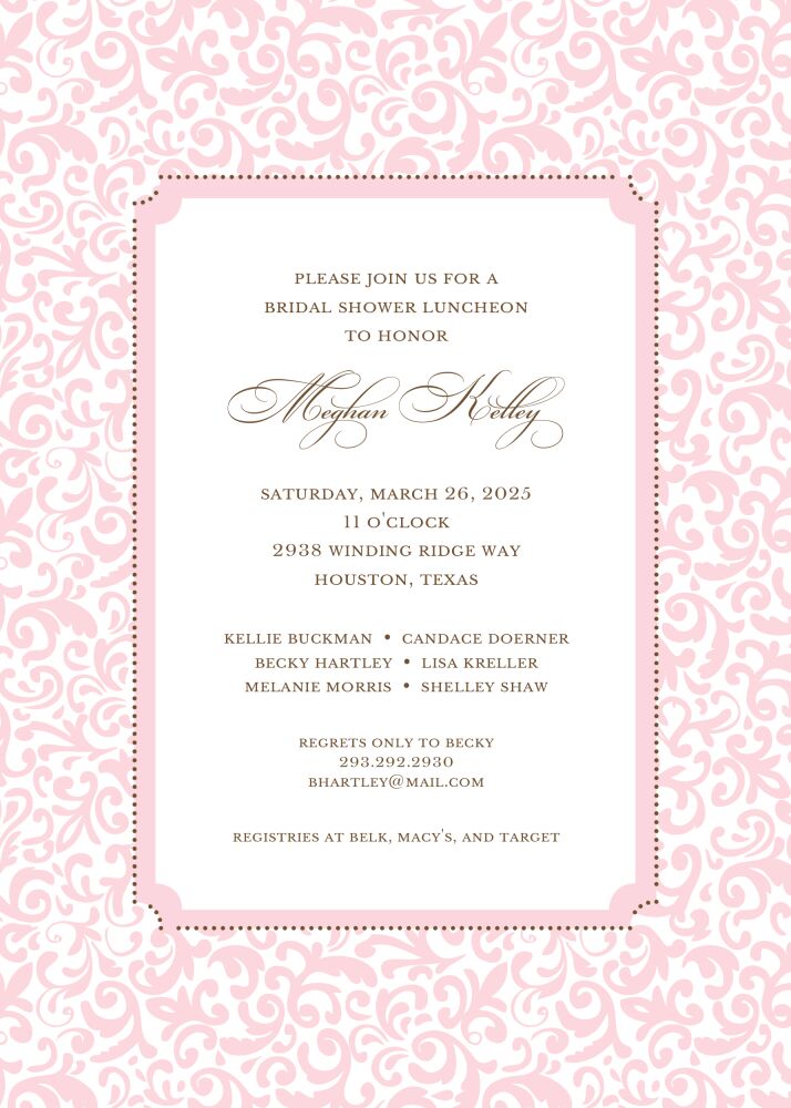 Devereaux Ballet Invitation