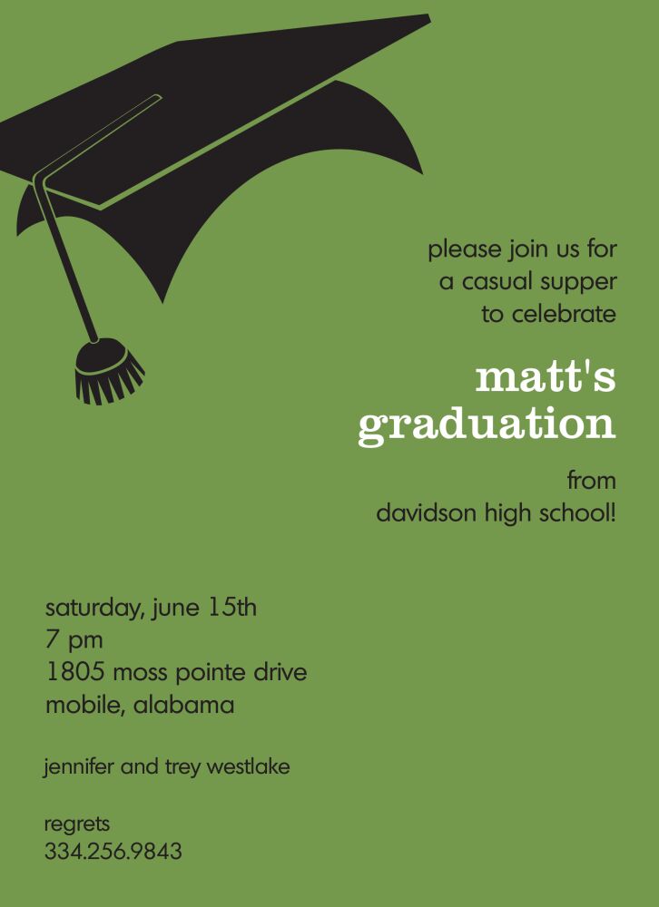 Graduation Invitation - Pickle