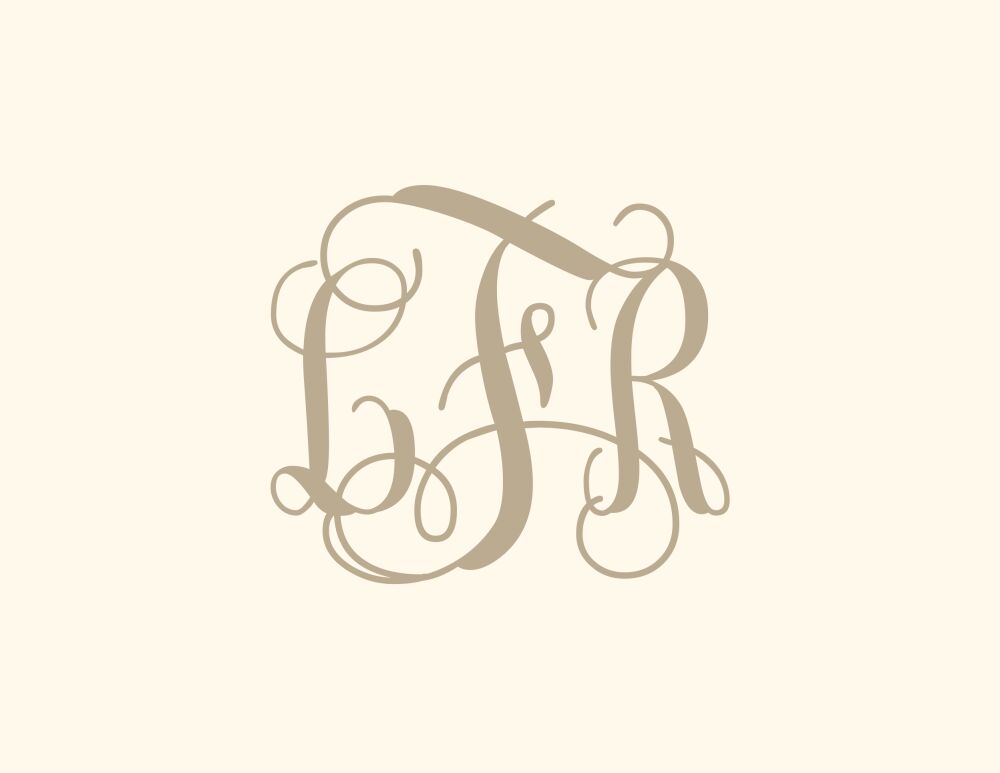 Ivory Folded Note