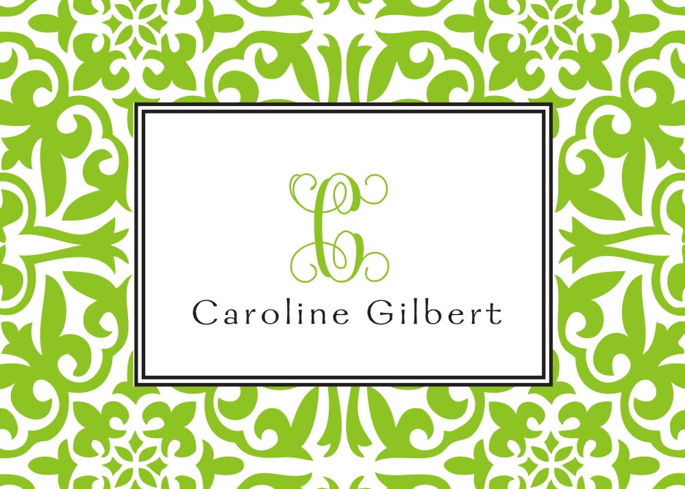 Pretty Pattern Grasshopper Enclosure Card