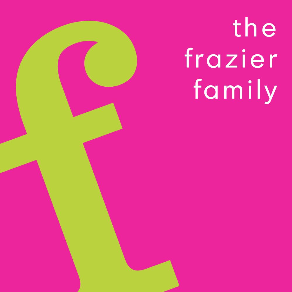 Alphabet Chartreuse on Hot Pink Personalized Coaster