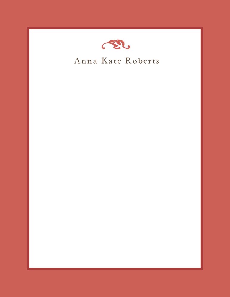 Seaglass Paprika Small Notepad