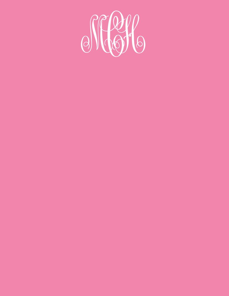 Bright Bubblegum Small Notepad