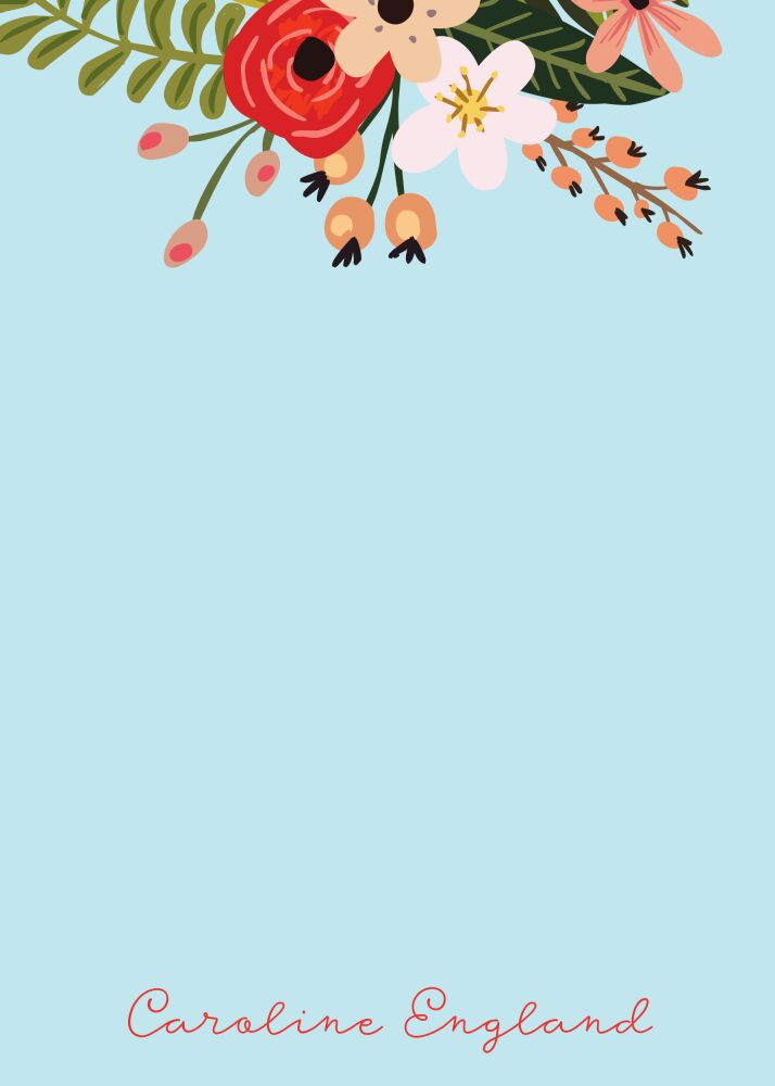 Botanical Lagoon Notepad