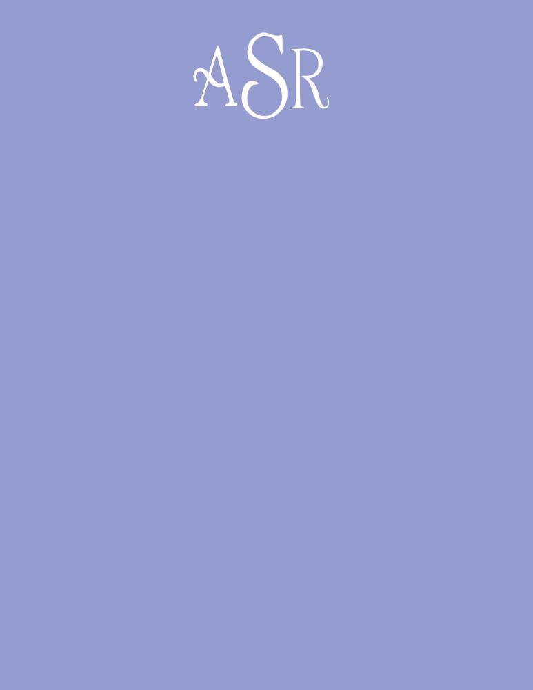 Bright Periwinkle Small Notepad