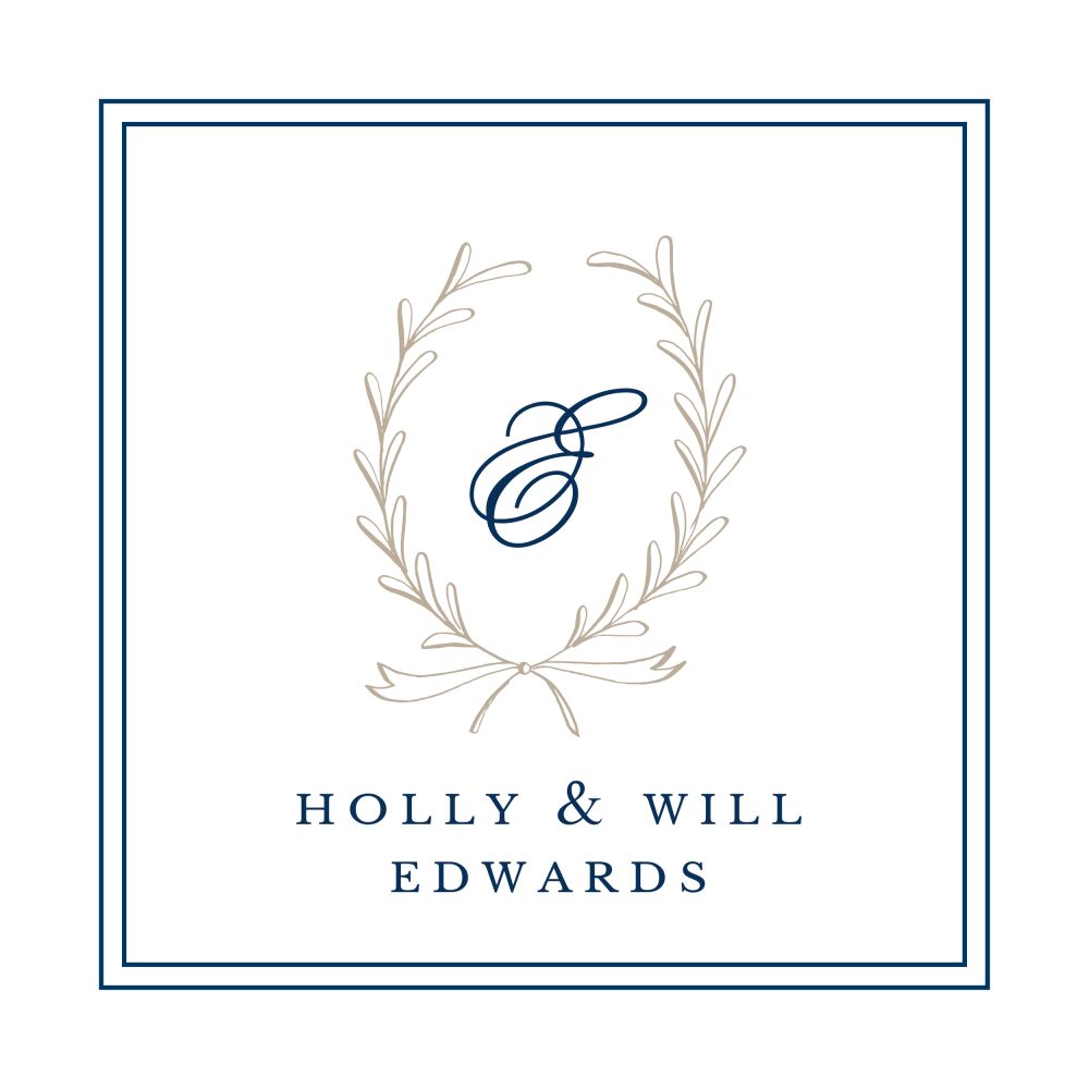 Laurel Wreath Tan Enclosure Card