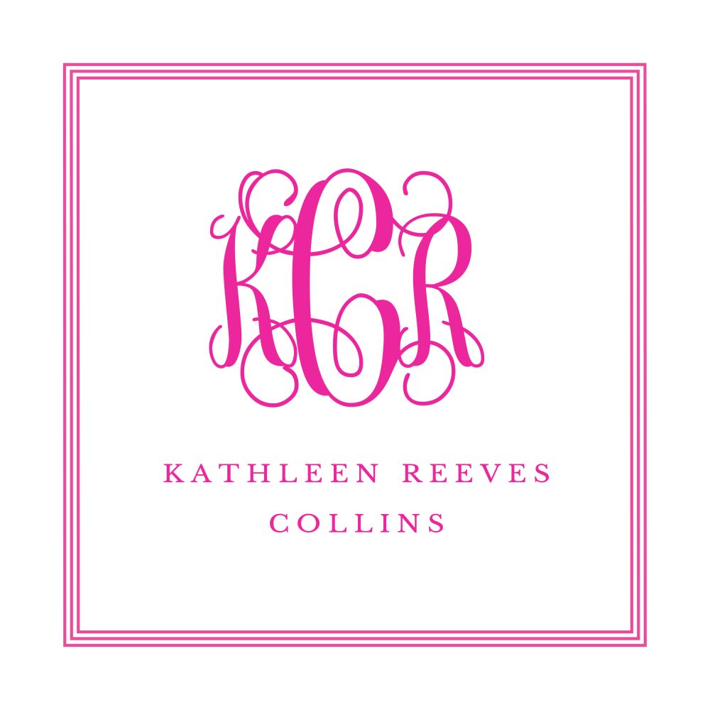 Pinstripes Hot Pink Sticker
