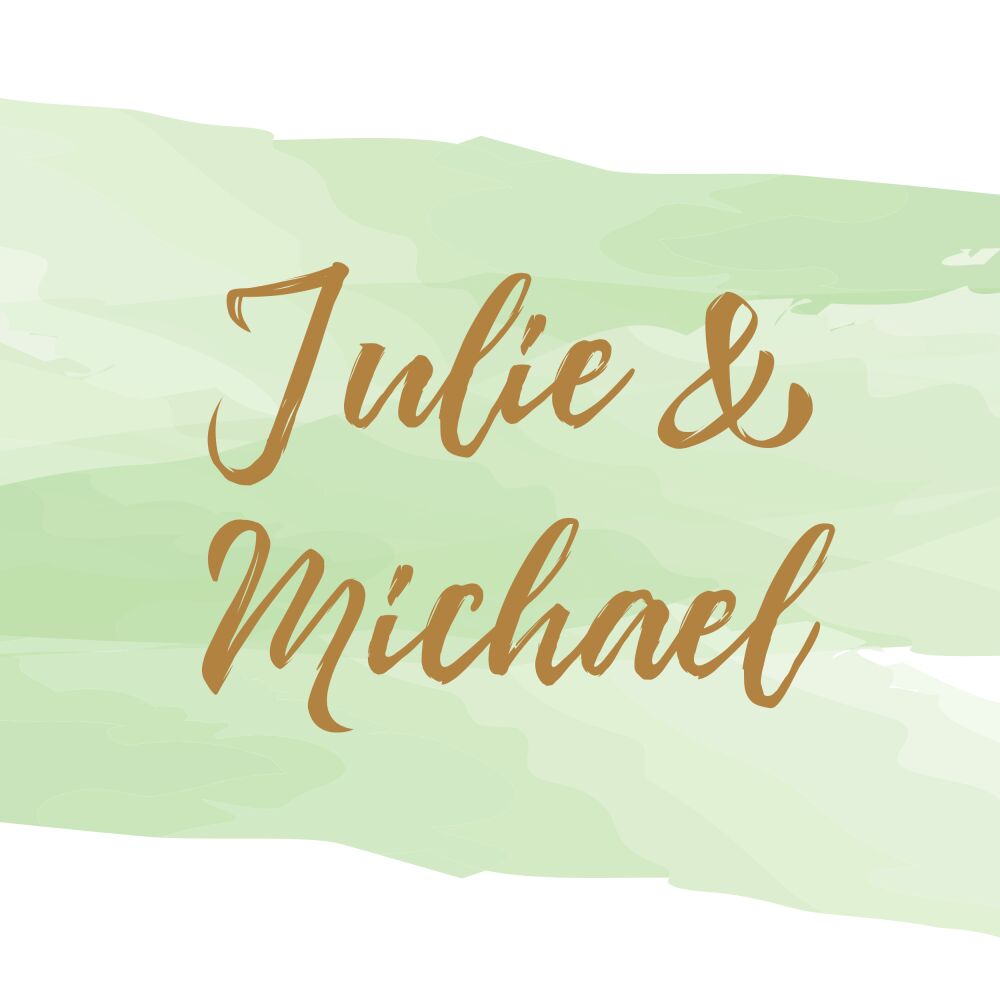 Brushstroke Green Sticker