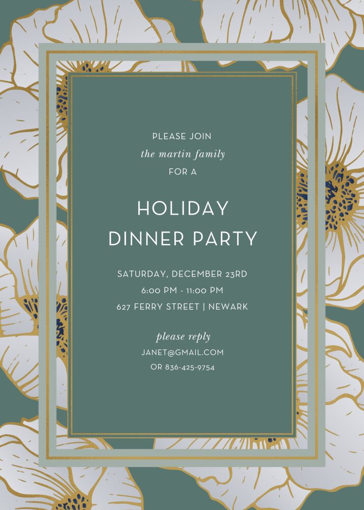 Grandeur Foil Pressed Invitation