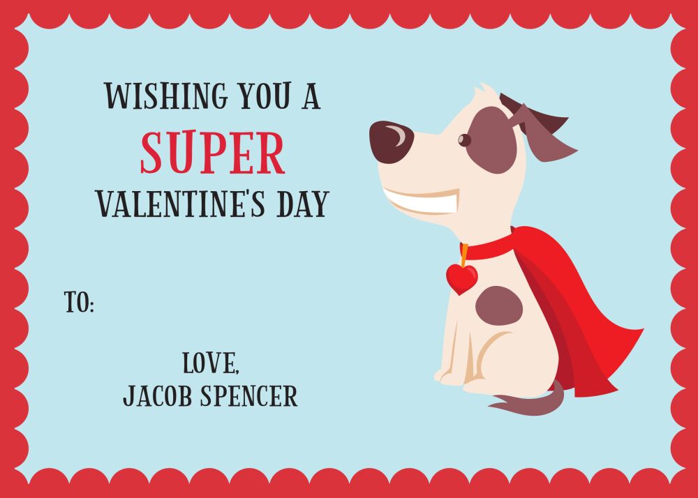 Super Woof Valentine