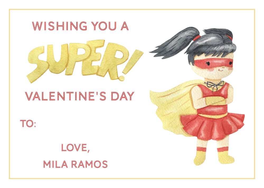 Super Girl Valentine