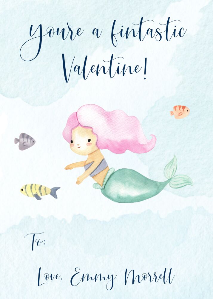 Fintastic Mermaid Valentine