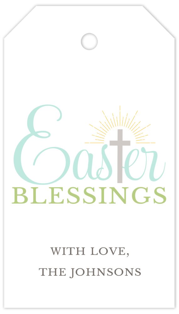 Easter Blessings Hanging Gift Tag