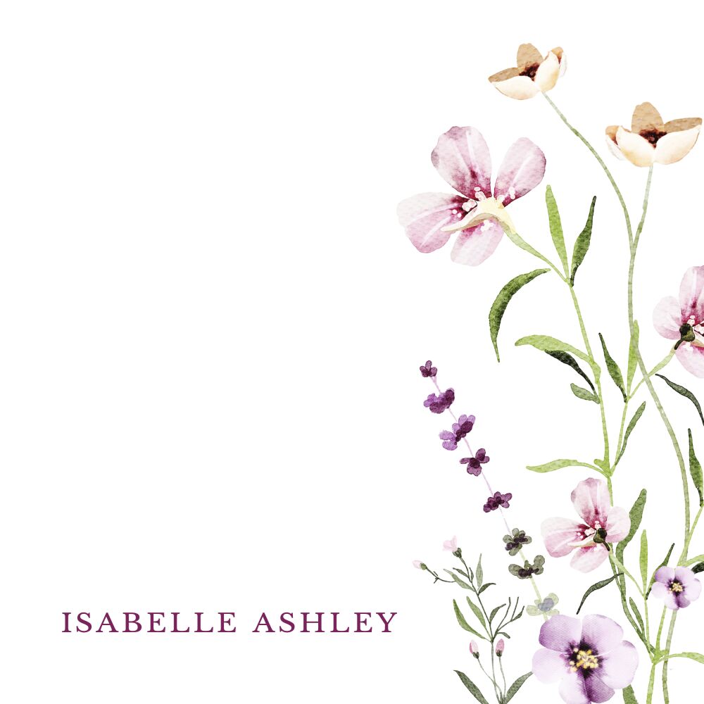 Wildflowers Enclosure Card