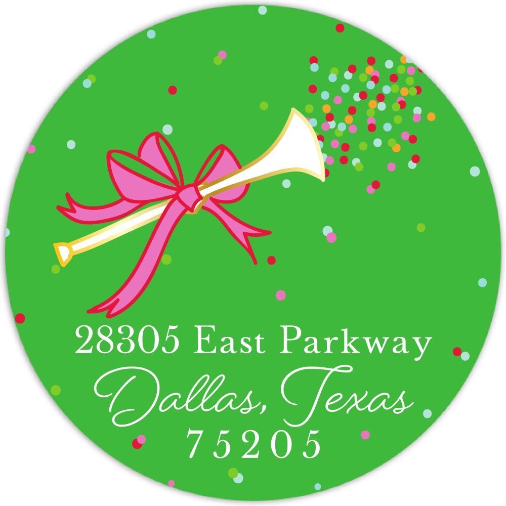 Angel Trumpets Return Address Label